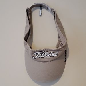 Titleist Visor Tan Womens Sz OS